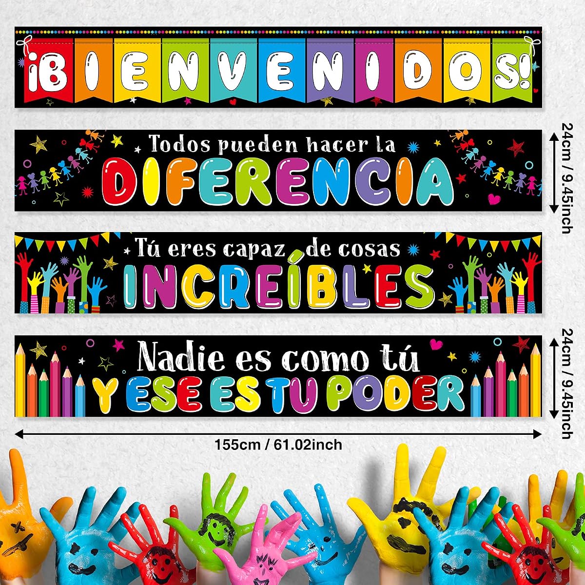 Bienvenidos Banner, 4 pack view 2
