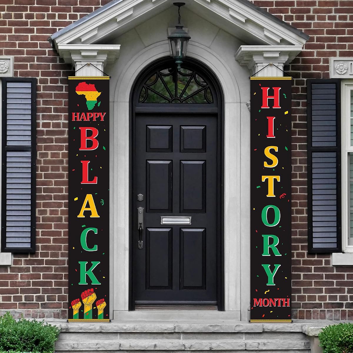 Black History Black Banner, 12 x 71 inch view 3