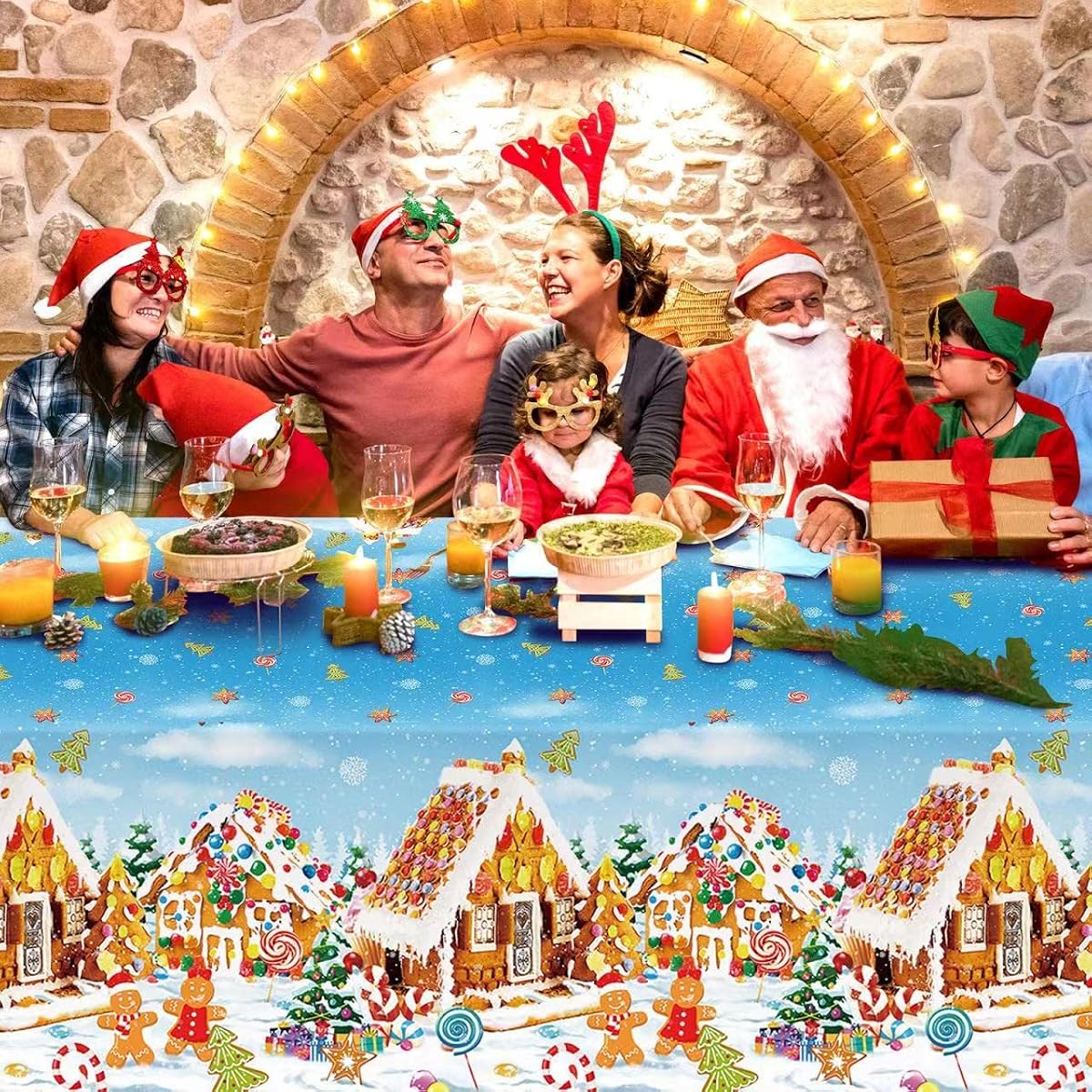 Christmas Banner, 54 x 108 inch, 3 pack view 4