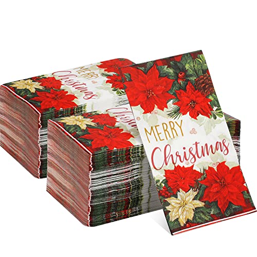 Christmas Red and Green Napkins, 200 pack