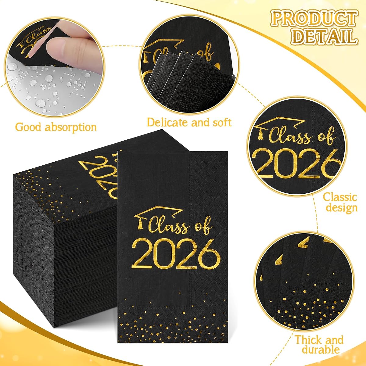 Class of 2026 Napkins CT51, 100 pack view 3