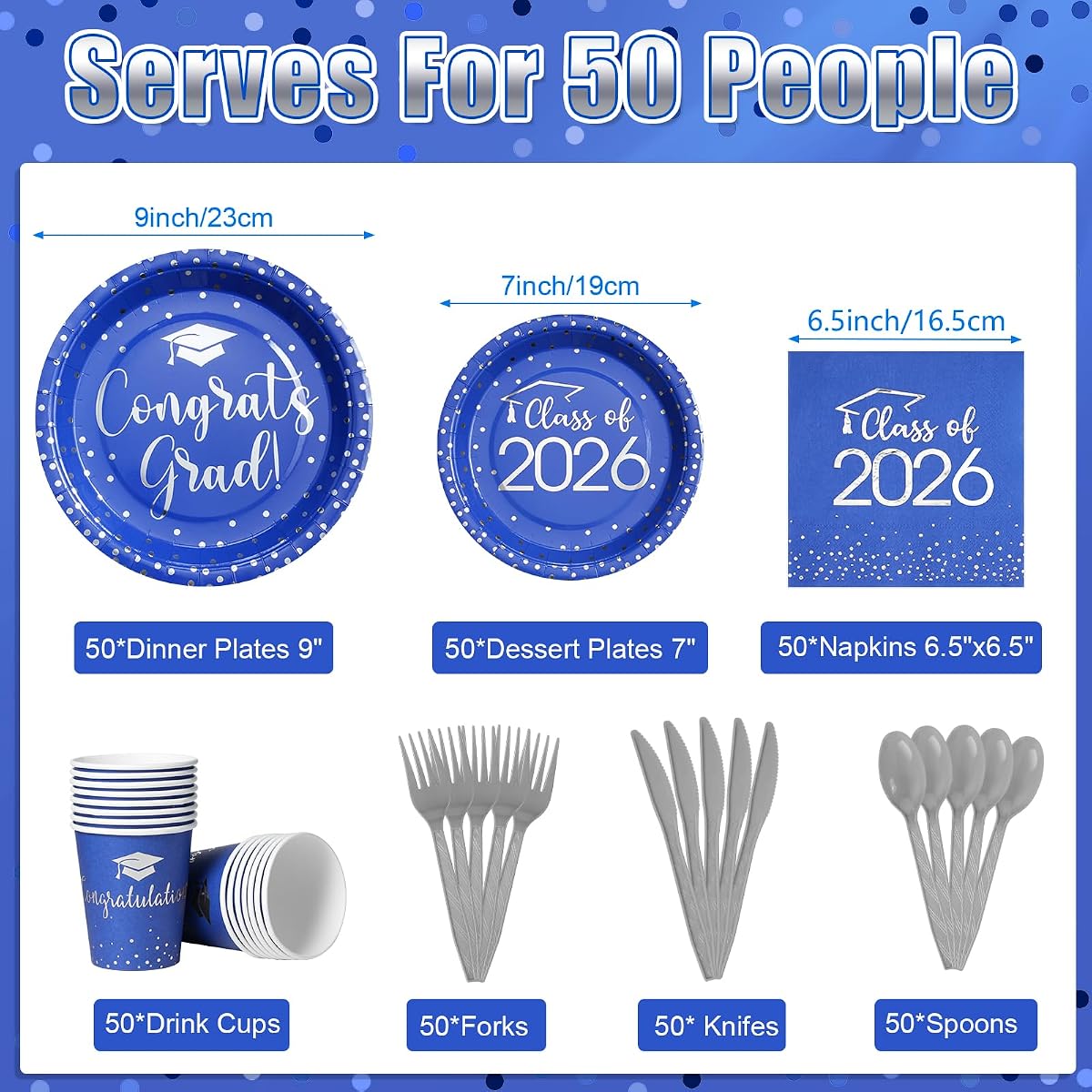 Class of 2026 Napkins L9PC, 350 pack view 2