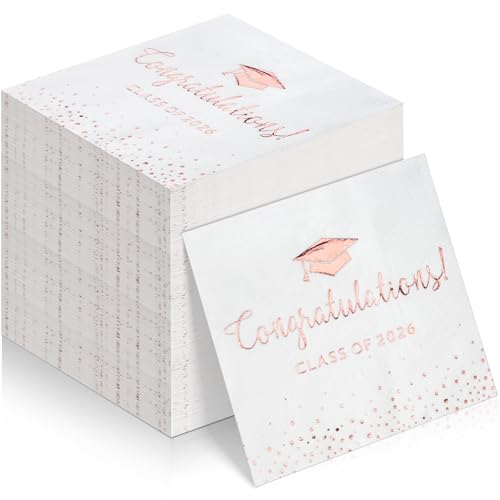 Class of 2026 Napkins Paper, 100 pack