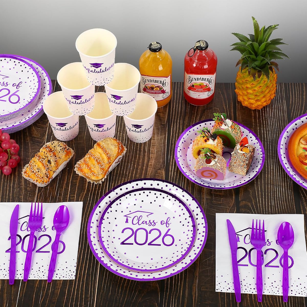 Class of 2026 Napkins Paper, 175 pack view 4