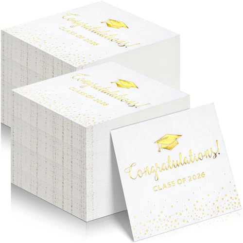 Class of 2026 Napkins Paper, 200 pack