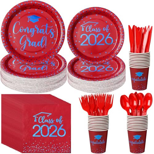 Class of 2026 Napkins Polka Dot, 175 pack