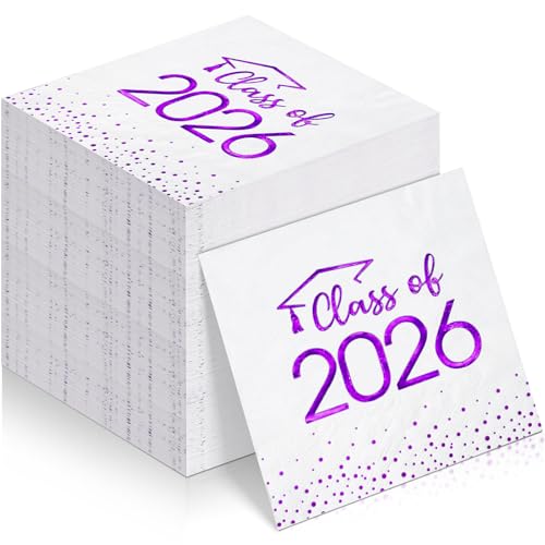 Class of 2026 Napkins Square, 100 pack