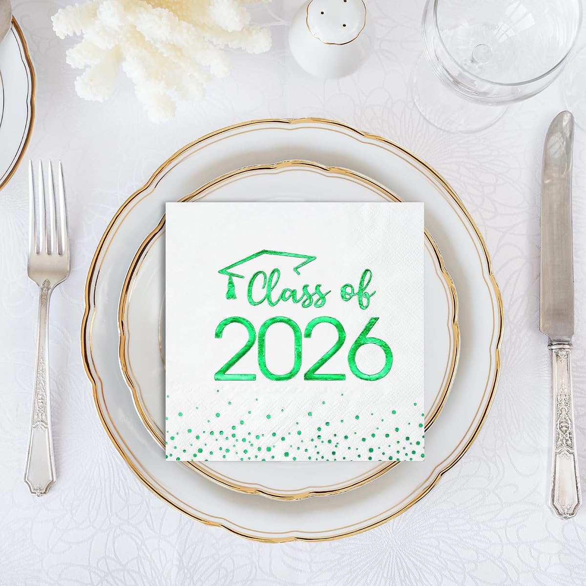 Class of 2026 Napkins Square, 200 pack view 4