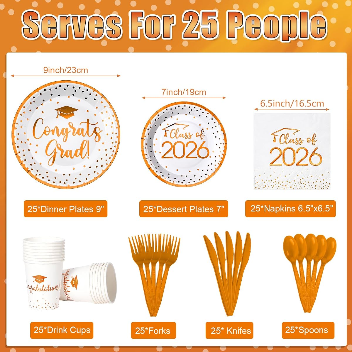 Class of 2026 Napkins YLGP, 175 pack view 2
