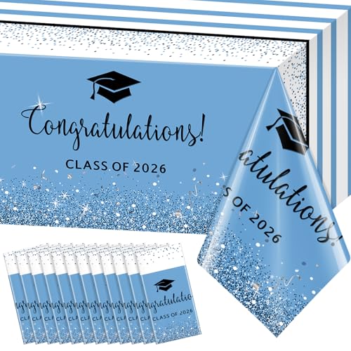 Class of 2026 Rectangle Tablecloth 8YS4, 54 x 108 inch, 12 pack
