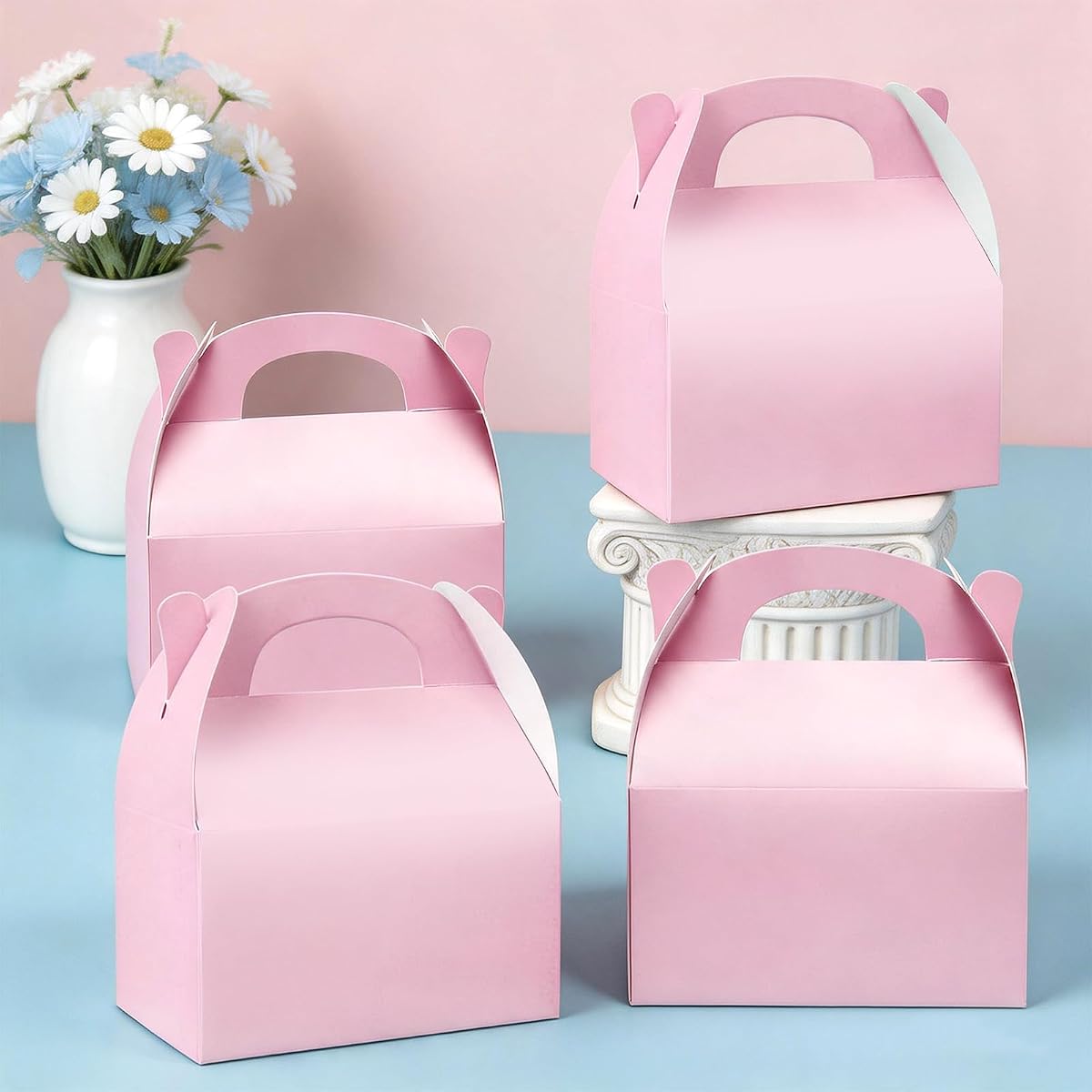 Pink Favor Boxes, 24 pack view 4