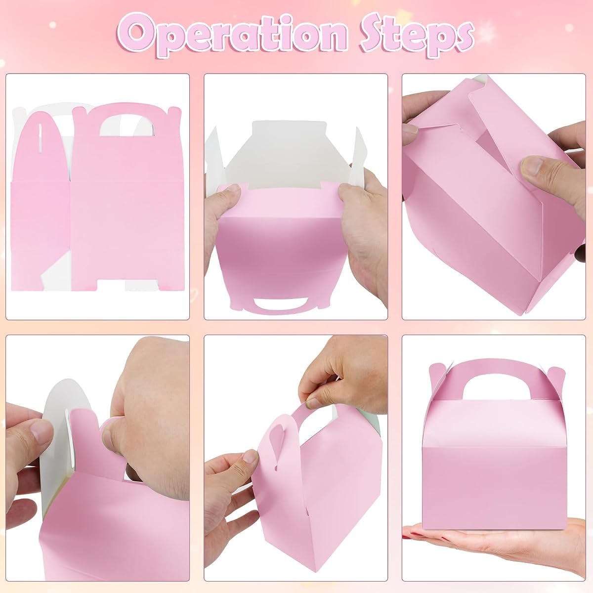 Rainbow Favor Boxes, 24 pack view 3