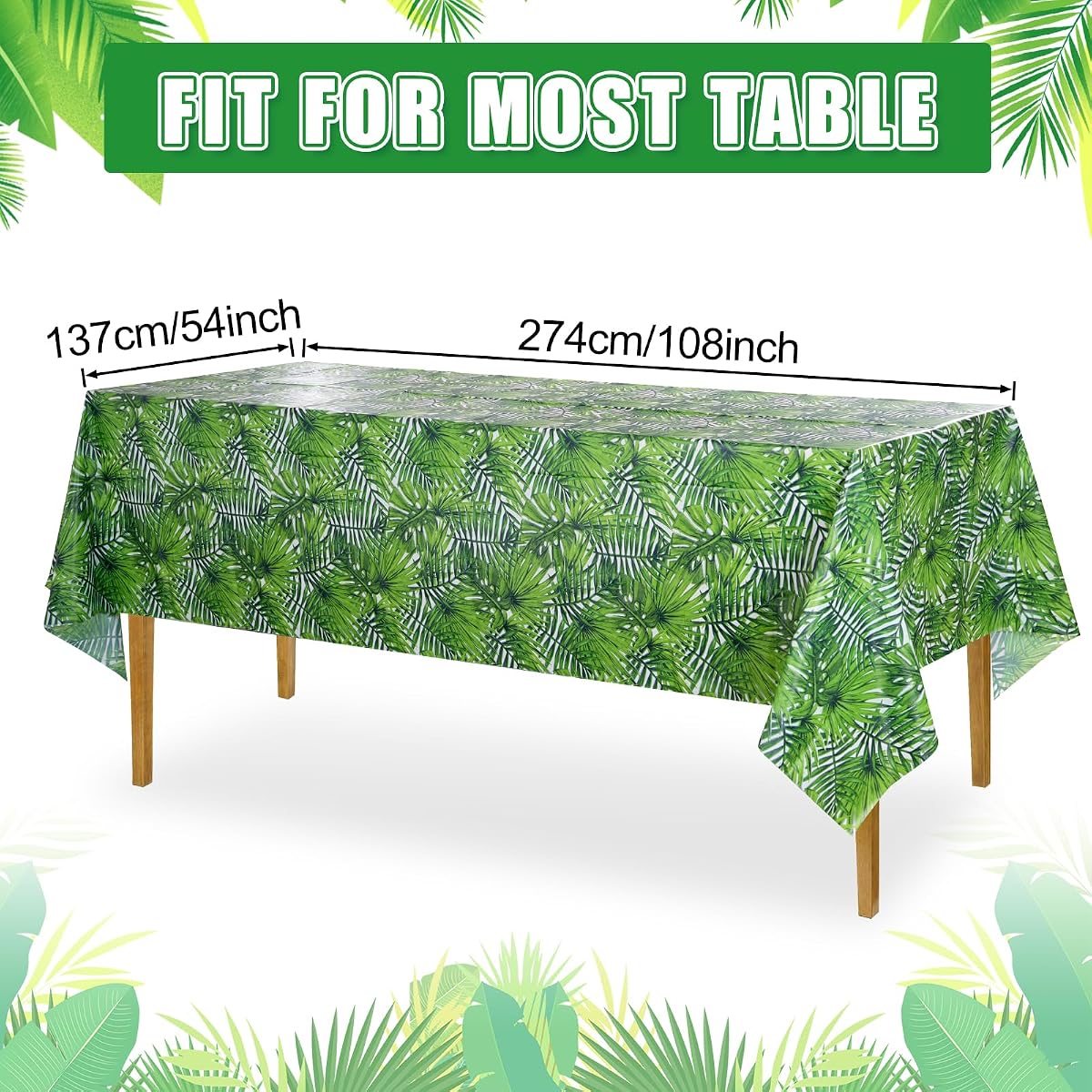Safari Rectangle Tablecloth, 12 pack view 2